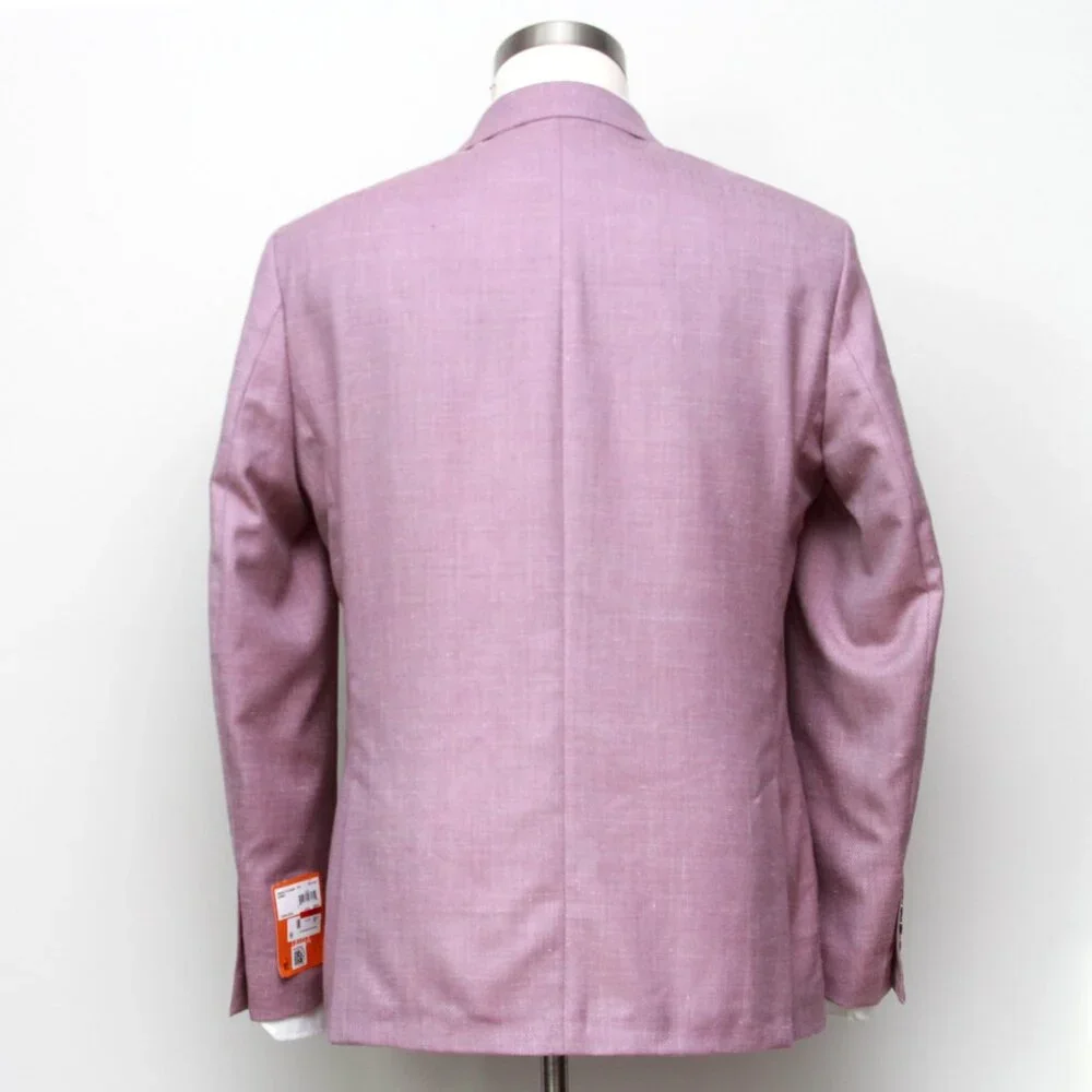 Tallia Men's Purple Slim-Fit Weave Wool-Blend Sport Coat Jacket Size 36R E091398